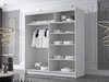 Armoire Closico Vallor III (Blanc)