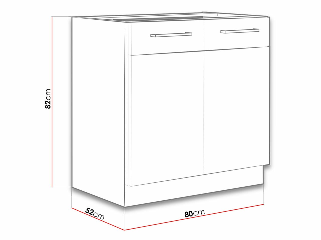 Armoire modulaire avec portes Wood Dark 102