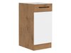 Armoire modulaire avec portes Wood White 120