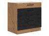 Armoire modulaire avec tiroirs Wood Dark 103