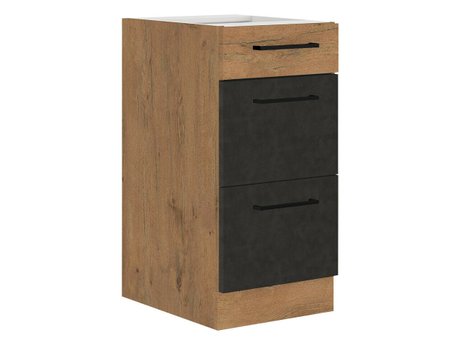 Armoire modulaire avec tiroirs Wood Grey 132