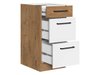 Armoire modulaire avec tiroirs Wood White 139