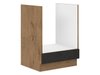 Armoire modulaire pour appareils intégrés Wood Grey 125