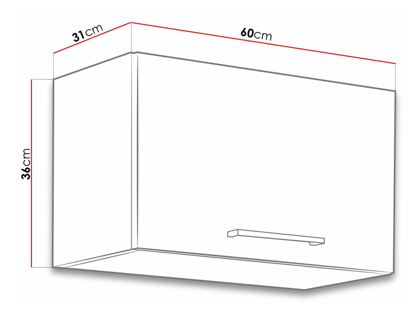 Armoire murale modulaire Wood Dark 109