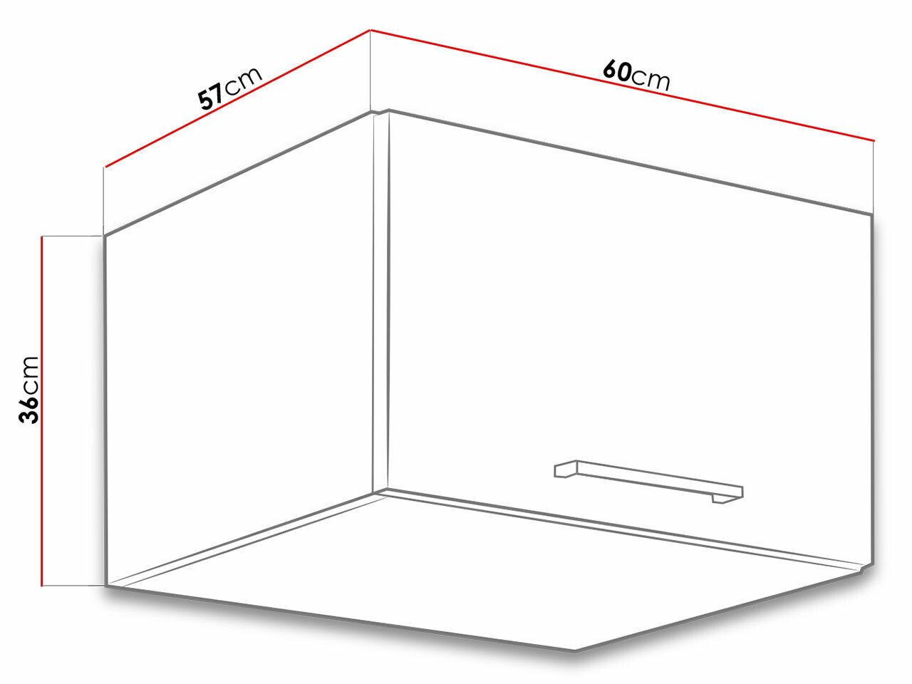 Armoire murale modulaire Wood Dark 110