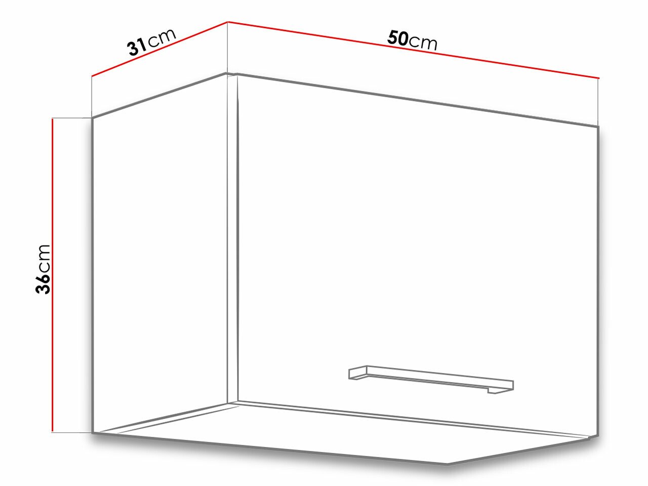 Armoire murale modulaire Wood Dark 111