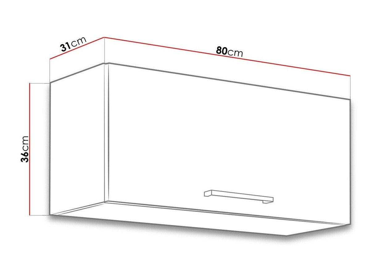 Armoire murale modulaire Wood Grey 129