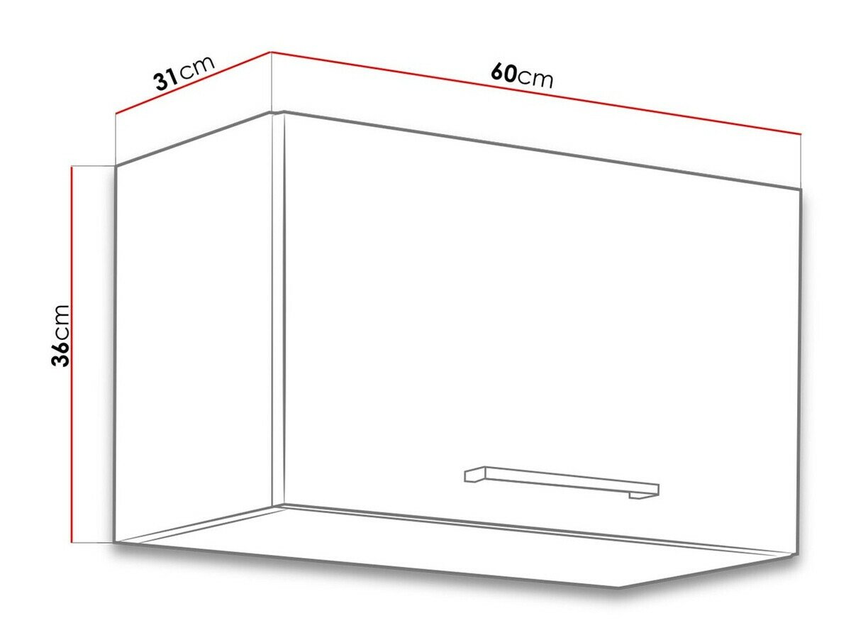 Armoire murale modulaire Wood White 111