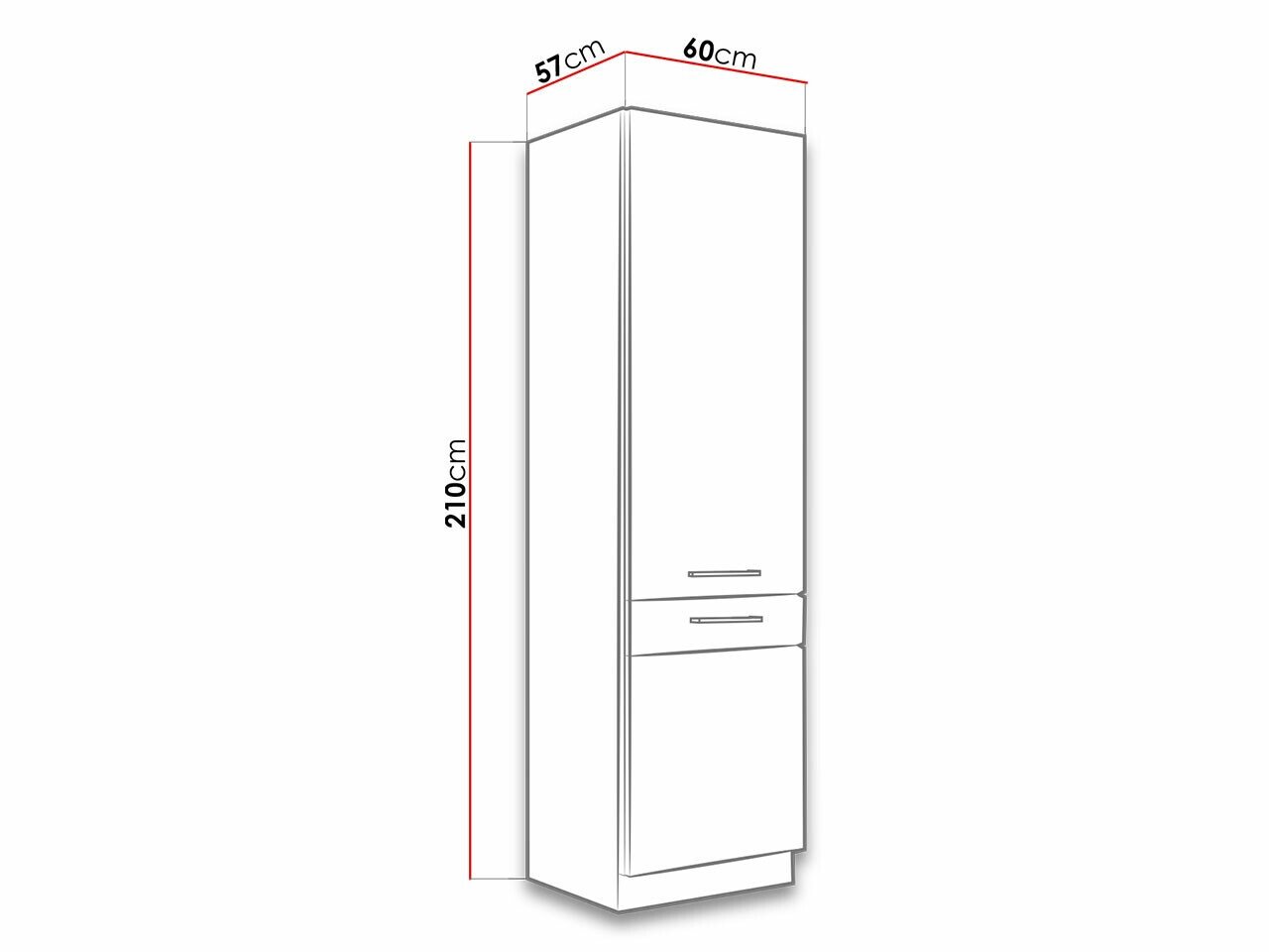 Armoire modulaire avec portes Wood Dark 118