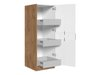 Armoire modulaire avec tiroirs et portes Wood Dark 120