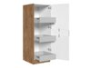 Armoire modulaire avec tiroirs et portes Wood White 100