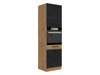 Armoire modulaire pour appareils intégrés Wood Dark 122