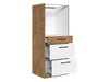 Armoire modulaire pour appareils intégrés Wood Grey 102