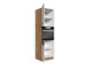 Armoire modulaire pour appareils intégrés Wood Grey 113