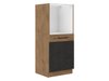 Armoire modulaire pour appareils intégrés Wood Grey 122