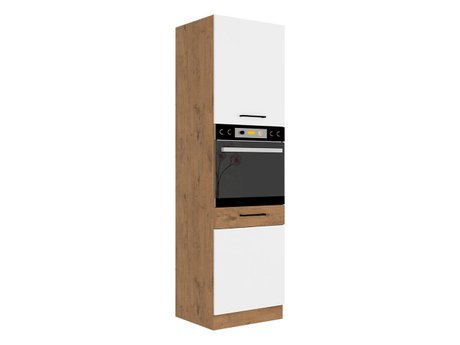 Armoire modulaire pour appareils intégrés Wood White 113