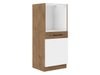 Armoire modulaire pour appareils intégrés Wood White 122