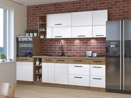 Cuisine complète modulaire Wood White 136