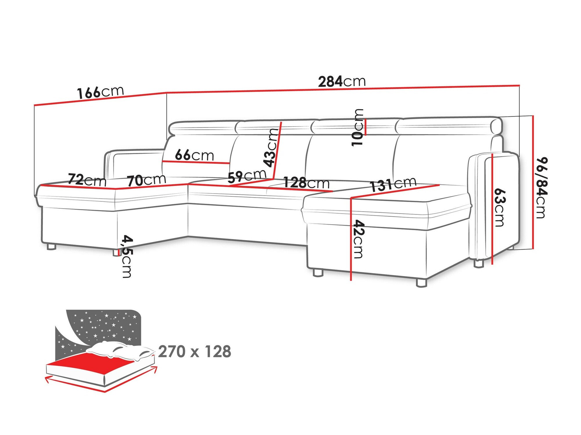 Canapé d'angle Temple 130 (Enjoy New 12)