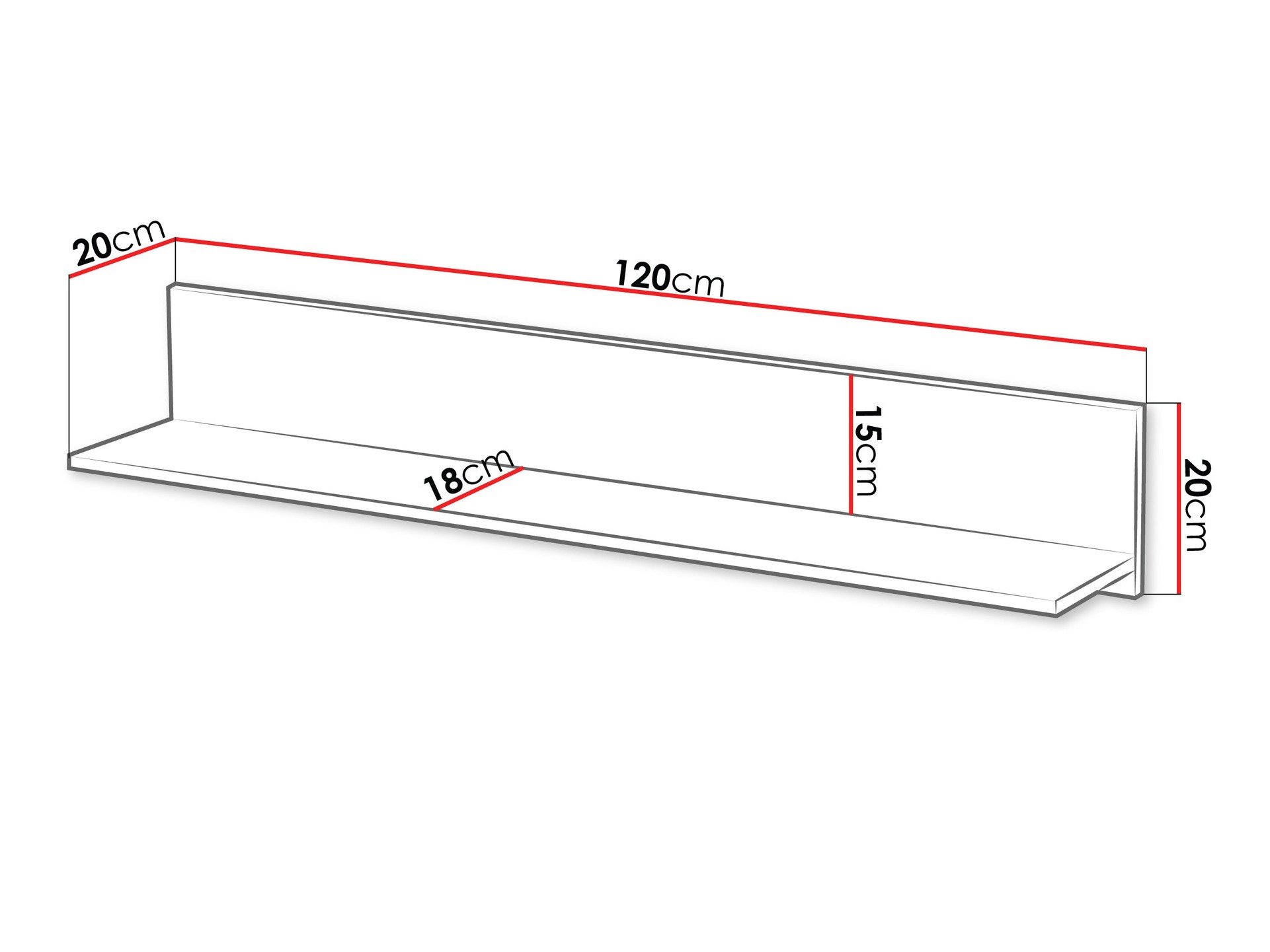 Étagère murale Livsevi 107