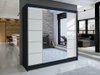 Armoire Closico 154 (Noir + Blanc)