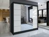 Armoire Closico Cavaris V (Noir + Blanc)