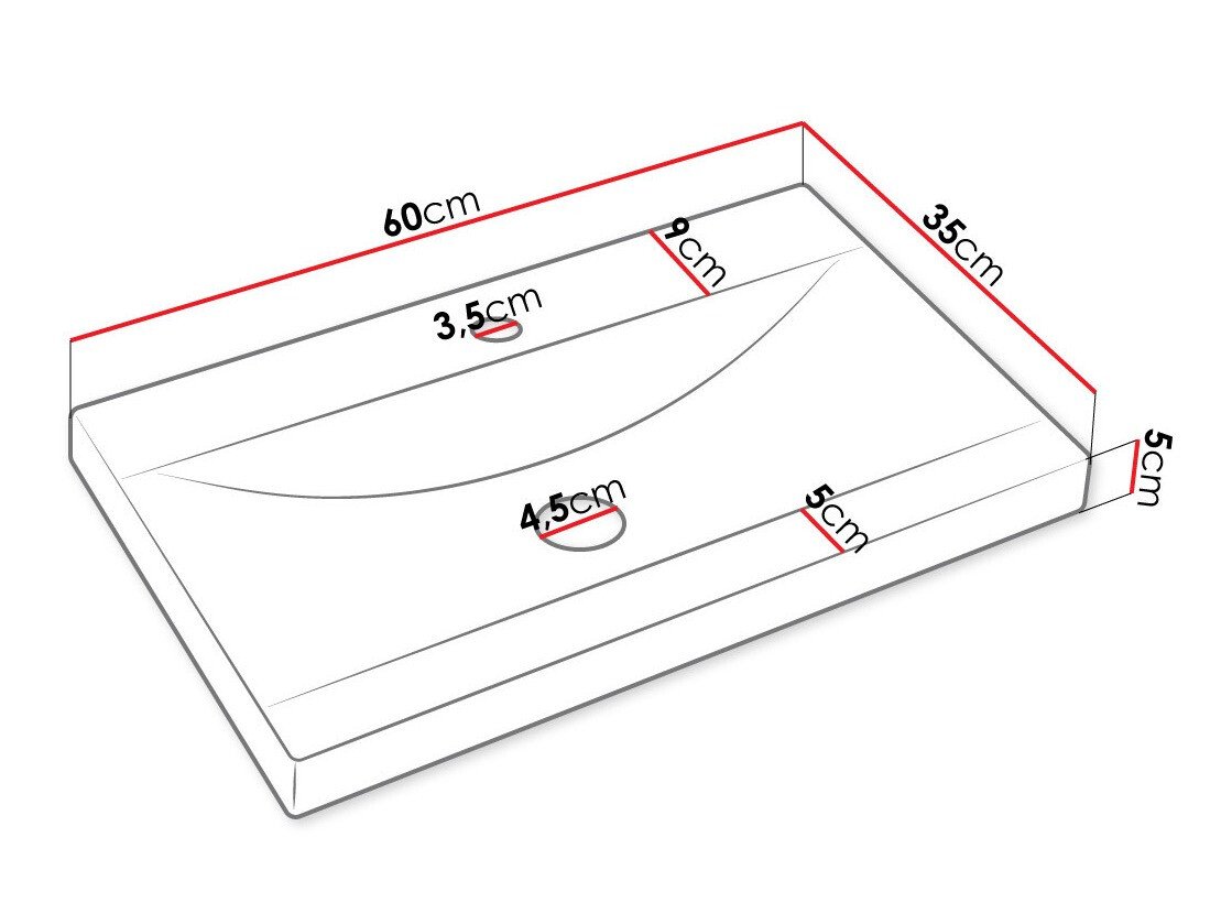 Ensemble de salle de bain Sarasota 168 (Bodega + Noir)