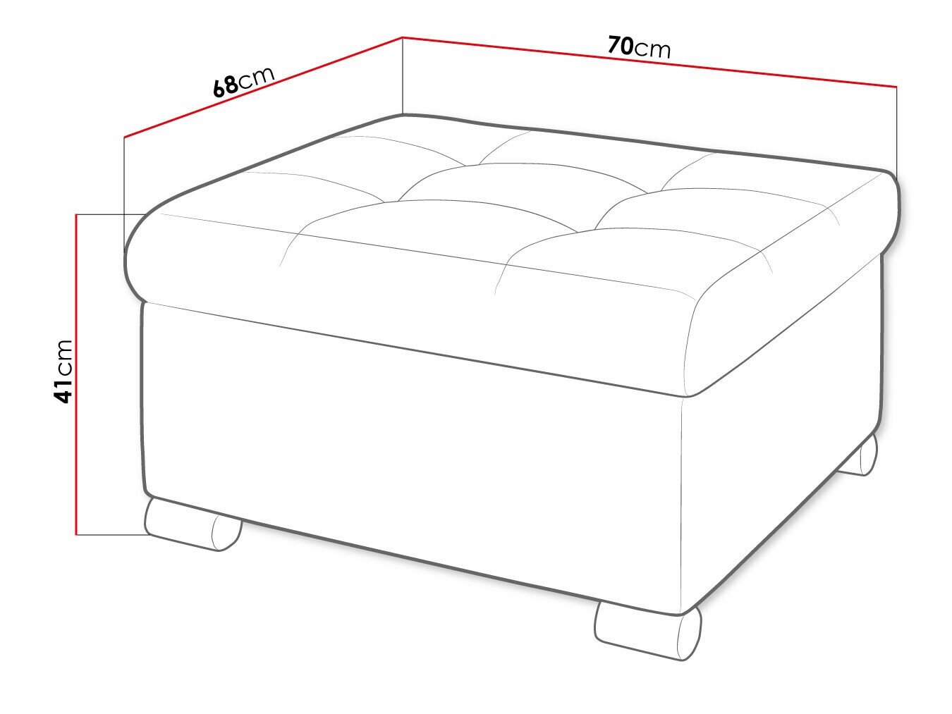 Pouf Comfivo Gemma (Soft 011 + Soul 20)