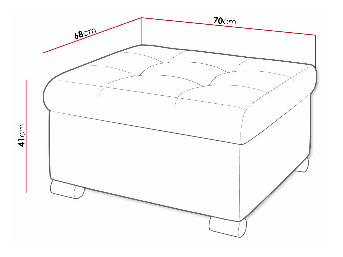 Pouf Comfivo Gemma (Soft 017 + Soul 20)