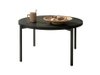 Table basse Providence 176 (Noir brillant + Noir)