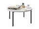 Table basse Providence 178 (Blanc brillant + Noir)