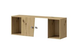 Armoire murale Almira 112 (Chêne Artisan + Blanc + Gris)