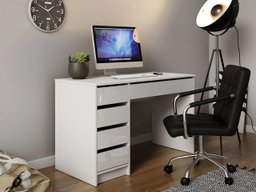 Bureau Comfivo 312 (Blanc + Blanc brillant)