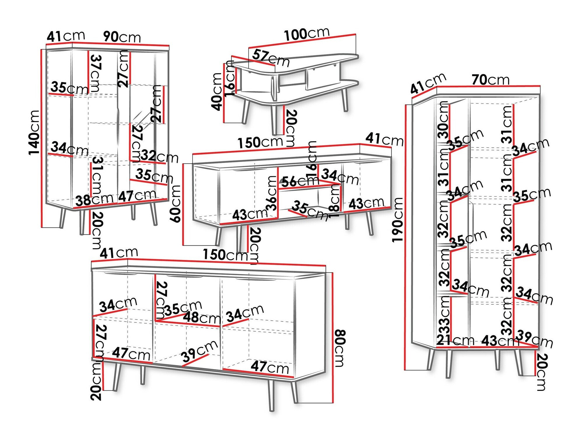Ensemble de salon Livetre 105 (Disponible)