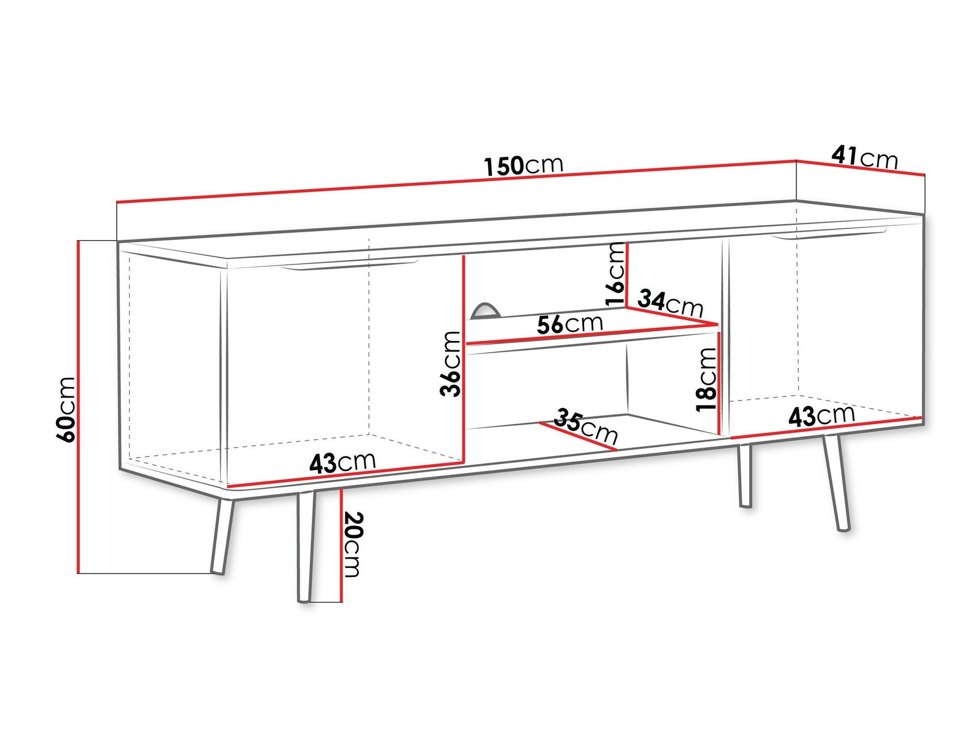 Meuble TV Livetre 101
