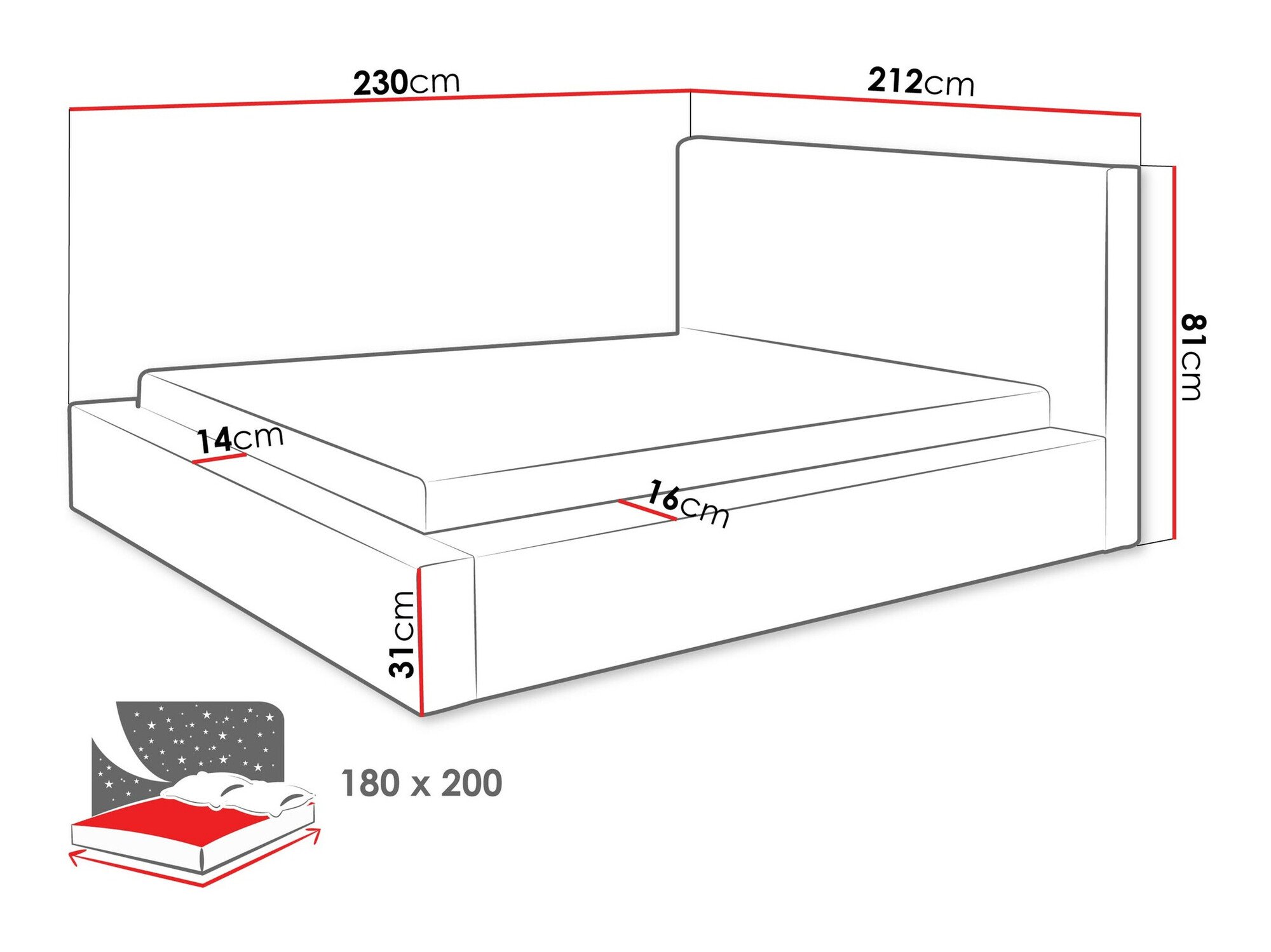 Lit TrendyNest Cervara (Top 02)