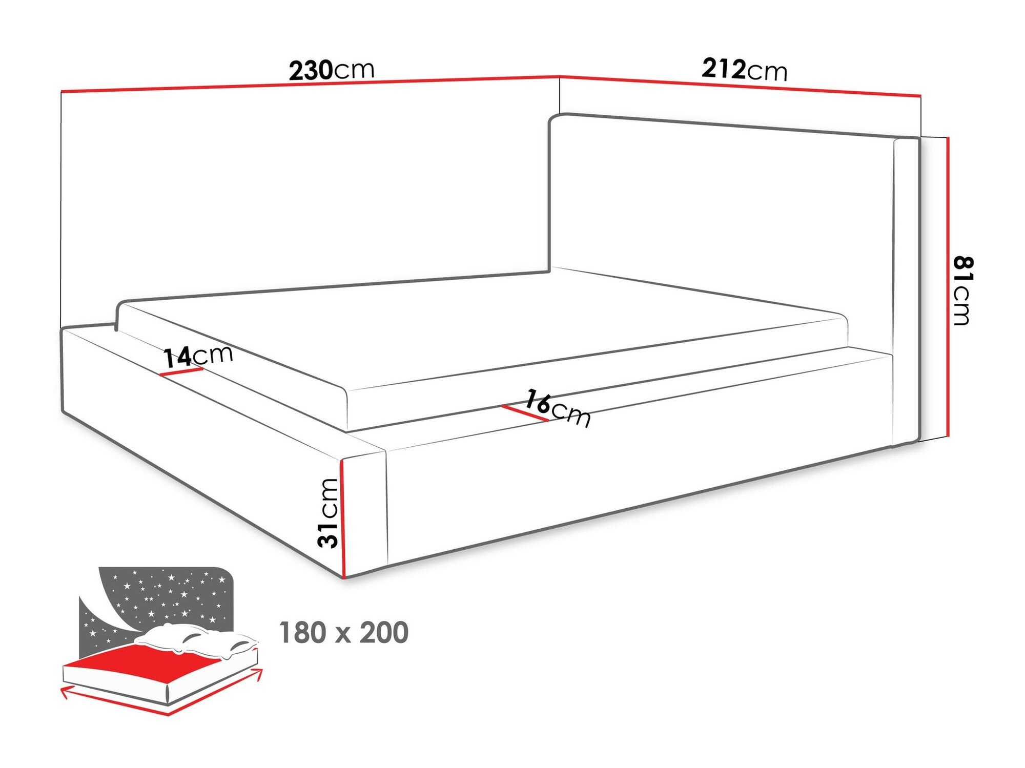 Lit TrendyNest Cervara (Top 88)