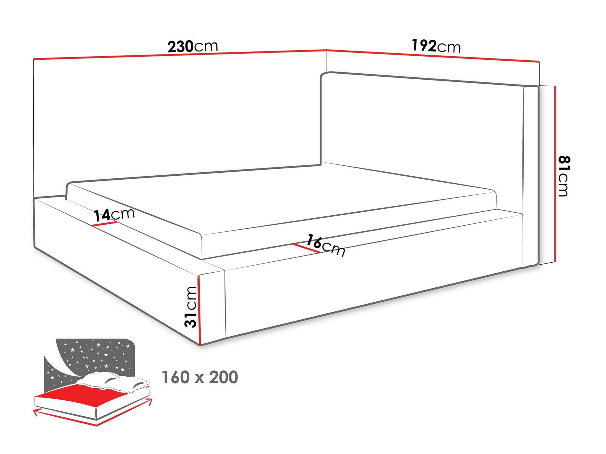 Lit TrendyNest Cervara (Top 95)