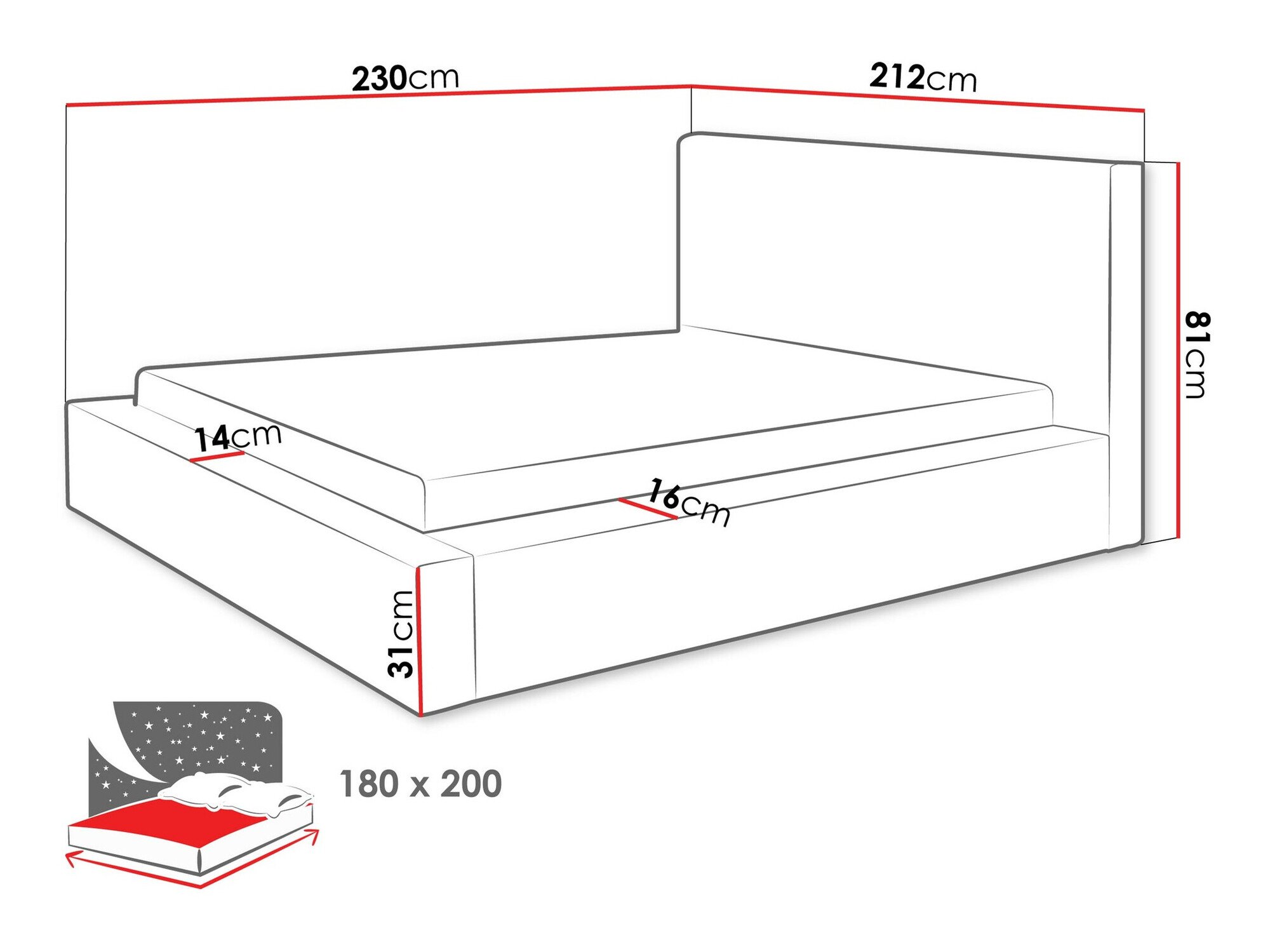 Lit TrendyNest Cervara (Top 95)
