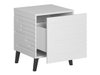 Ensemble de tables de chevet Charlotte 141 (Blanc)
