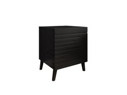 Ensemble de tables de chevet Charlotte 141 (Noir)
