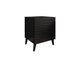 Ensemble de tables de chevet Charlotte 141 (Noir)