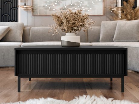 Table basse Comfivo Delruva (Noir)