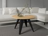 Table basse Oswego 116 (Noir + Chêne lancelot)