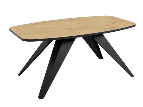 Table basse Oswego 117 (Noir + Chêne lancelot)