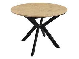 Table Oswego 112 (Noir + Chêne lancelot)