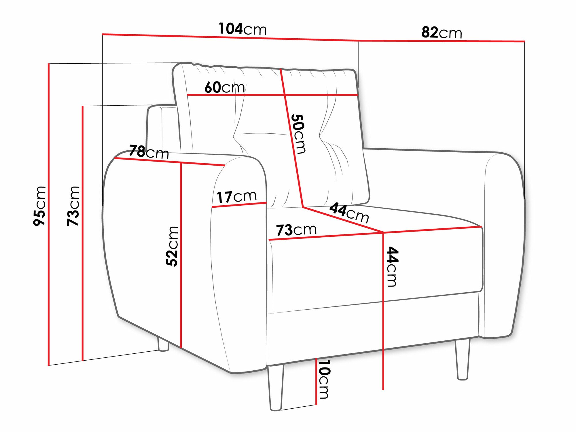 Fauteuil Memphis 144 (Itaka 14)