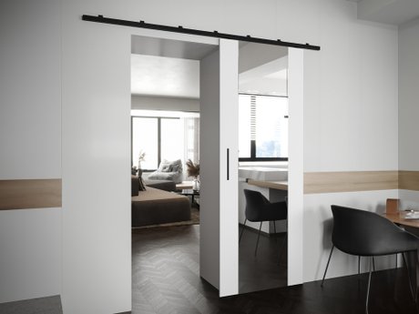 Porte coulissante Hartford 486 (Blanc)