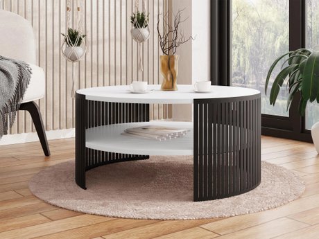 Table basse Civer (Noir + Blanc)