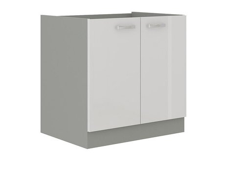 Armoire modulaire pour évier avec portes Multi White 110